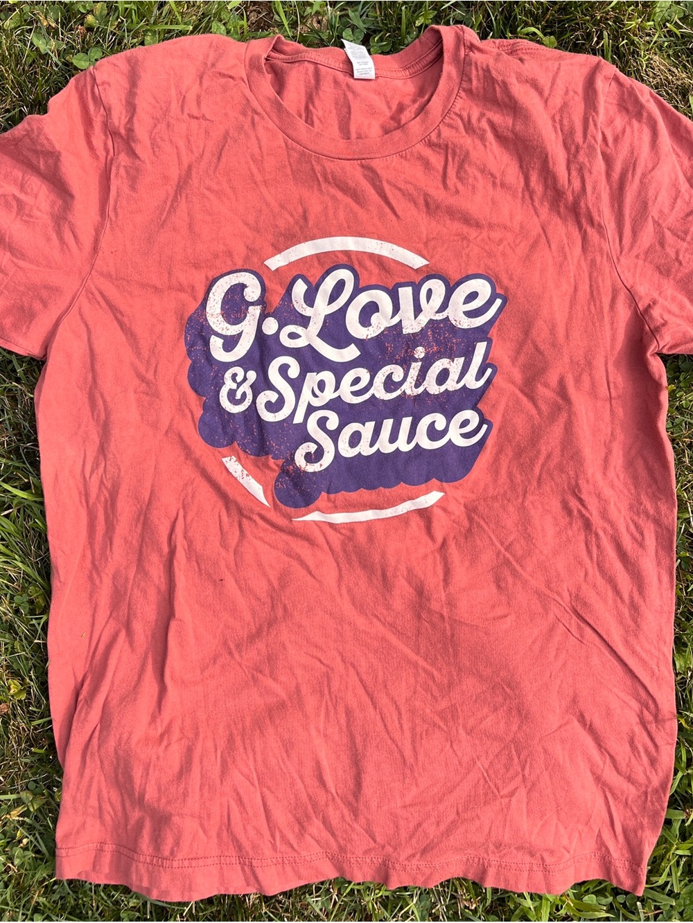 G. Love And Special Sauce Retro T Shirt Coral women’s Large Coral